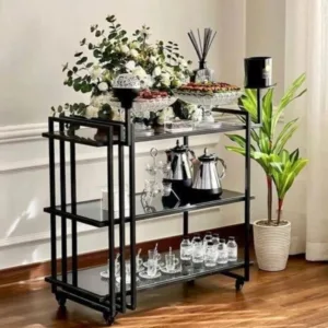 عربة تقديم ترولي 3 ارفف