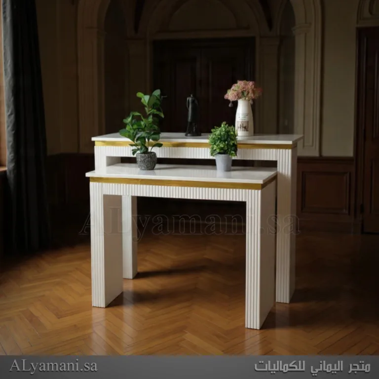 طاولة مدخل استقبال مقلم