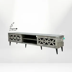 طاولة بلازما 180 سم لون رصاصي