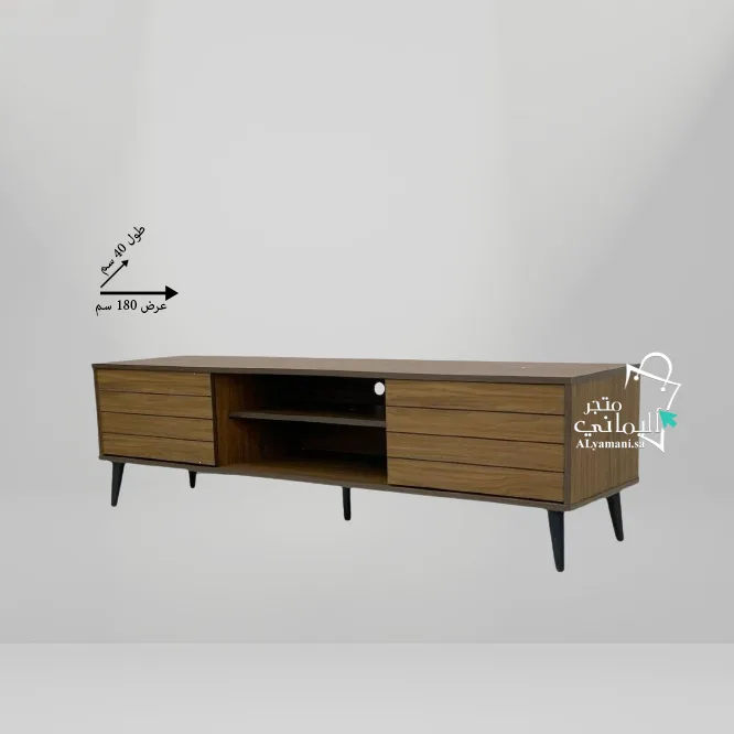 طاولة تلفزيون بلازما بني 180 سم