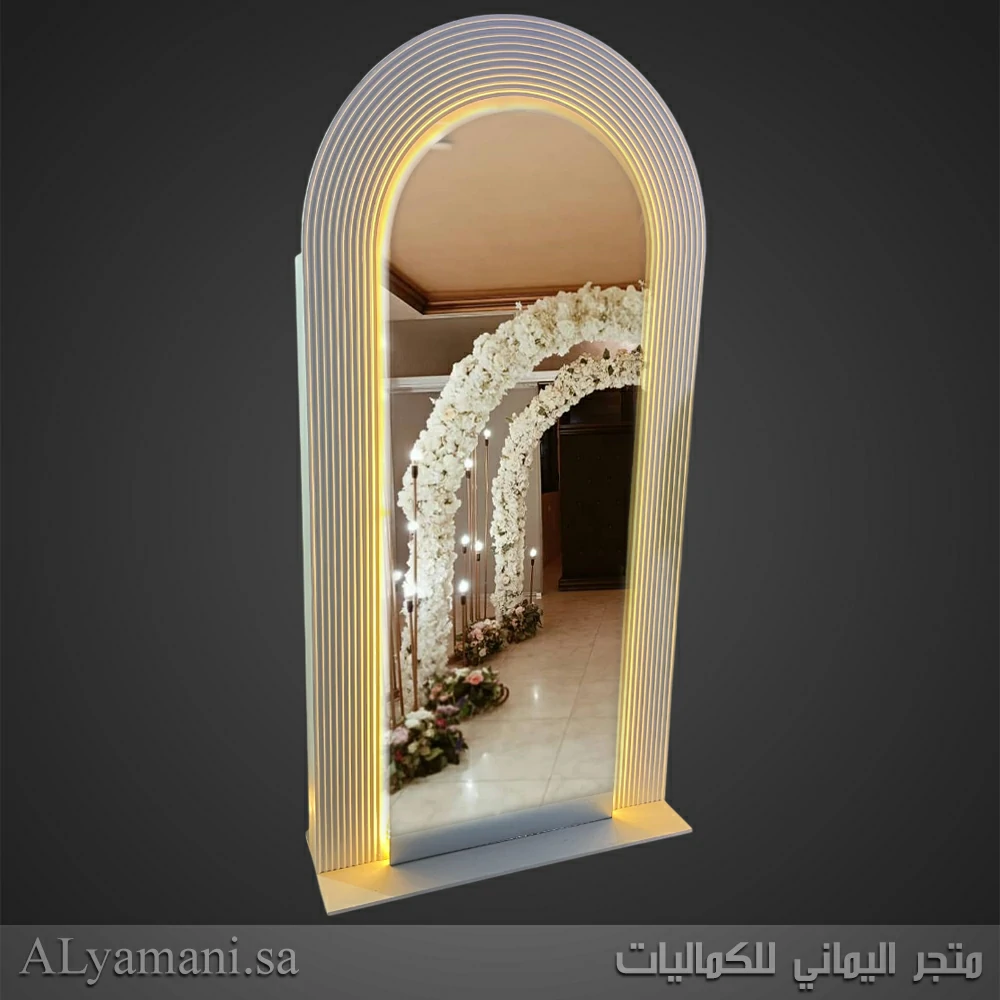 خلفية استقبال مرايا برواز مقلم