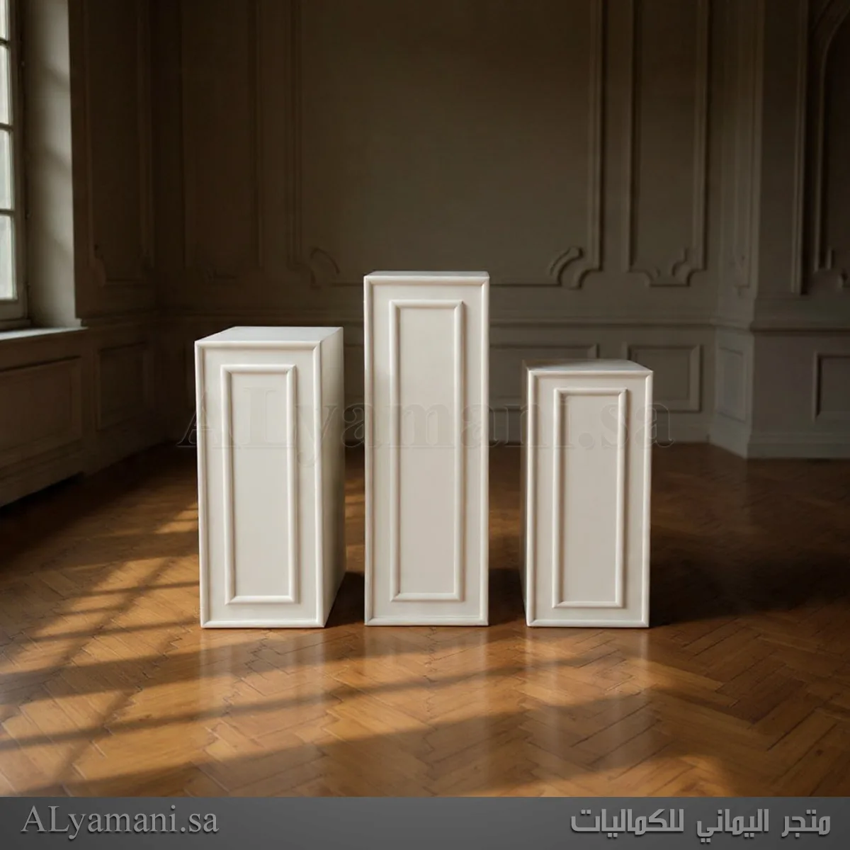 ستاند مدخل استقبال برواز مربع - ثلاث قطع مقاسات مختلفة