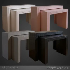 طاولات استقبال مربعة متعددة الألوان