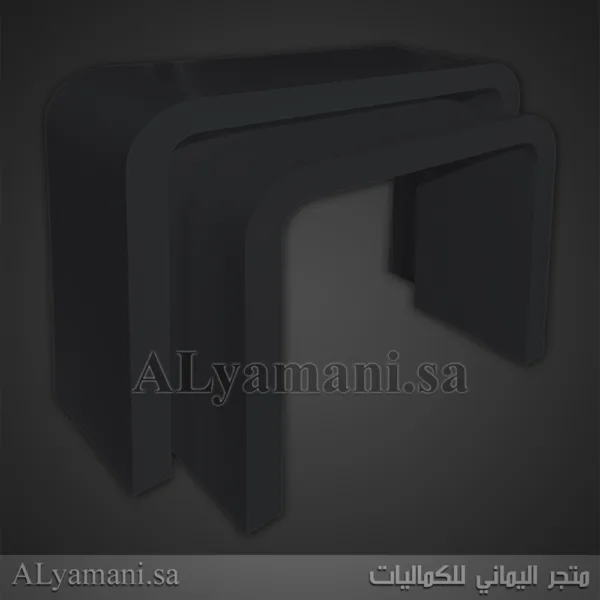 طاولات استقبال مقوسة متعددة الألوان - لون أسود