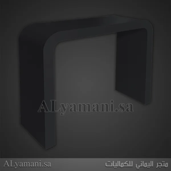 طاولات استقبال مقوسة متعددة الألوان - لون أسود