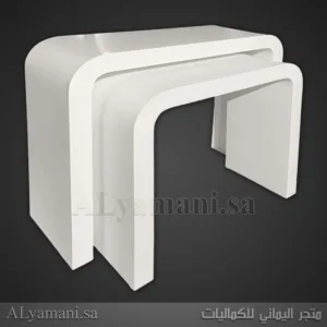 طاولات استقبال مقوسة متعددة الألوان - لون اوف وايت