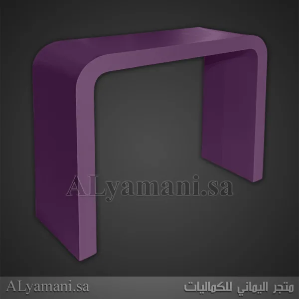 طاولات استقبال مقوسة متعددة الألوان - لون بنفسجي