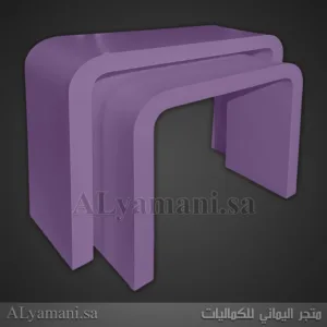 طاولات استقبال مقوسة متعددة الألوان - لون بنفسجي فاتح