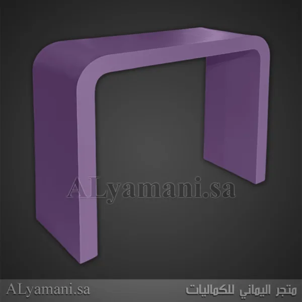 طاولات استقبال مقوسة متعددة الألوان - لون بنفسجي فاتح