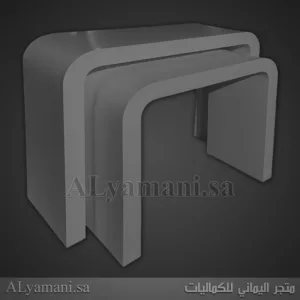 طاولات استقبال مقوسة متعددة الألوان - لون رصاصي
