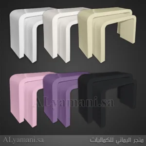 ‏‏طاولات مدخل استقبال مقوس متعددة الألوان