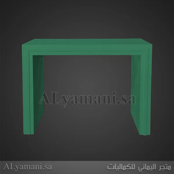‏‏طاولات مدخل استقبال مربع متعددة الألوان - لون أخضر
