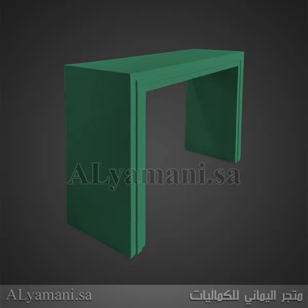 ‏‏طاولات مدخل استقبال مربع متعددة الألوان - لون أخضر