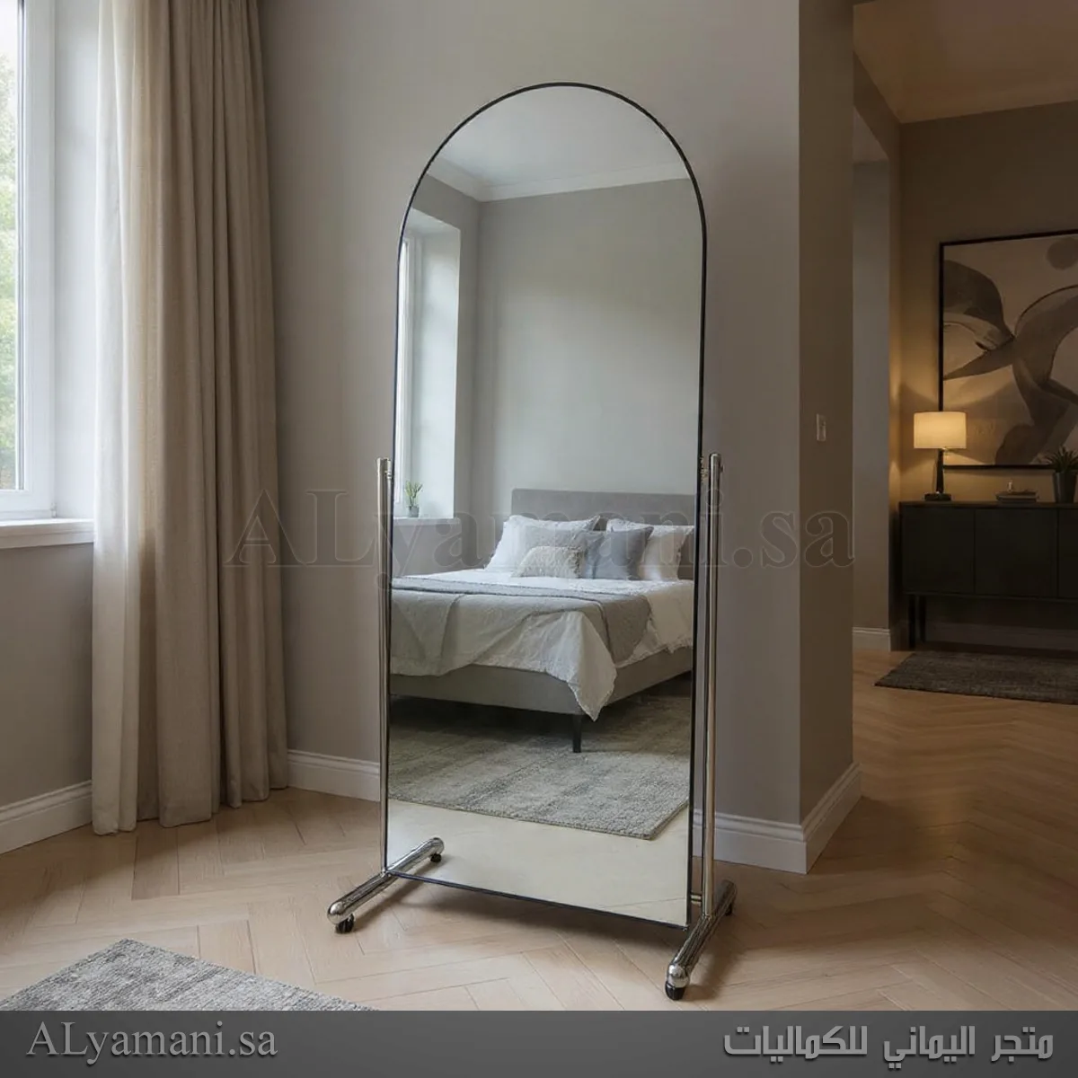 مرايا مقوسة ارضية متحركة حجم كبير