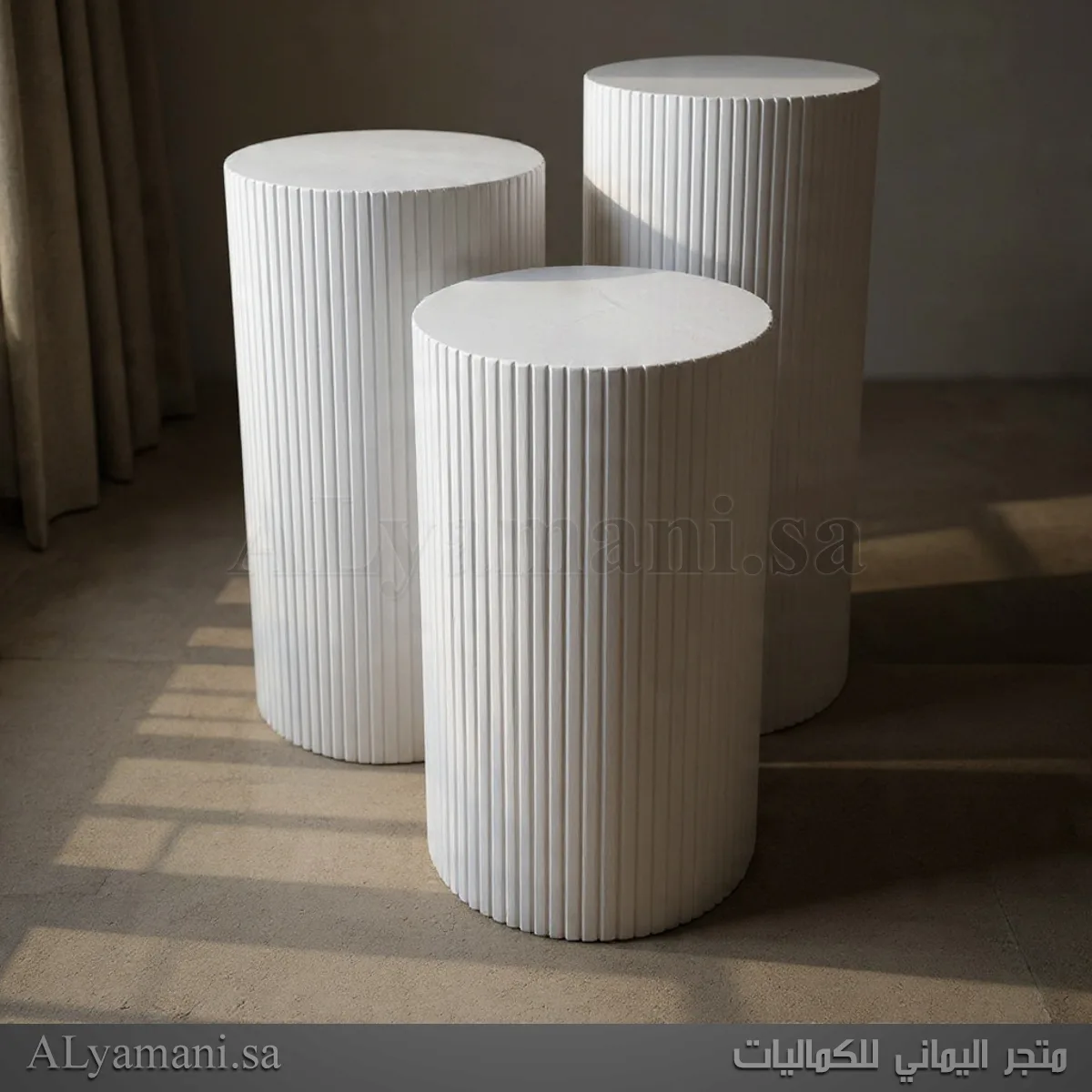 ستاندات اسطوانية دائرية مقلمة سعر مخفض