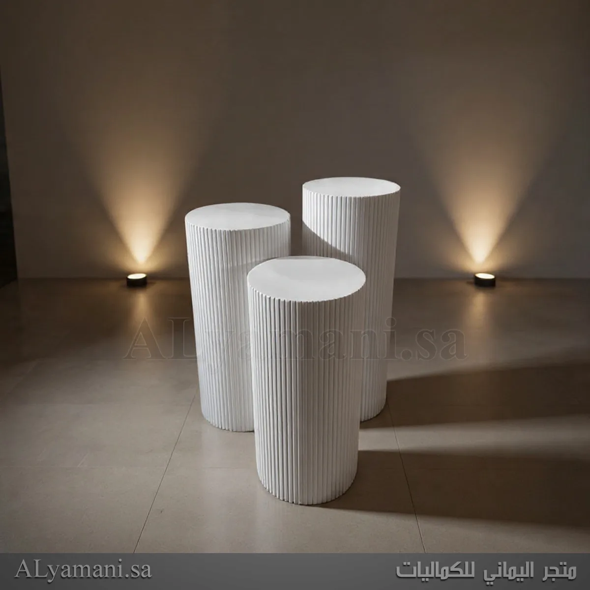 ستاندات اسطوانية دائرية مقلمة سعر مخفض