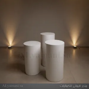 ستاندات اسطوانية دائرية سادة سعر مخفض