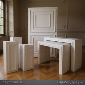 طقم استقبال كامل بتصميم مربع مع برواز سعر مخفض