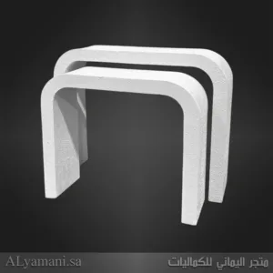 طقم طاولات استقبال مقوسة معتقة بسعر مخفض