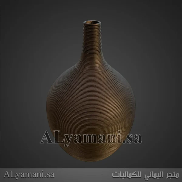 فازة مزهرية عريضة بعنق سيراميك (ابيض|اسود)