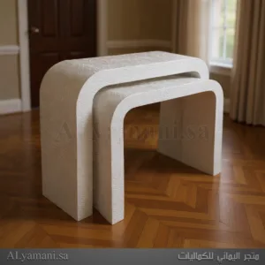 كونسول استقبال مقوس معتق بتصميم خاص عالي الجودة