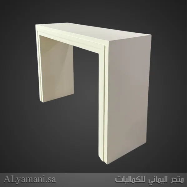 طاولات استقبال مربعة لون بيج