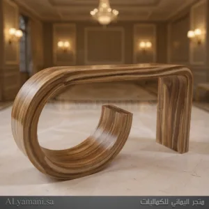 كونسول استقبال مدخل مودرن مقوس معتقة