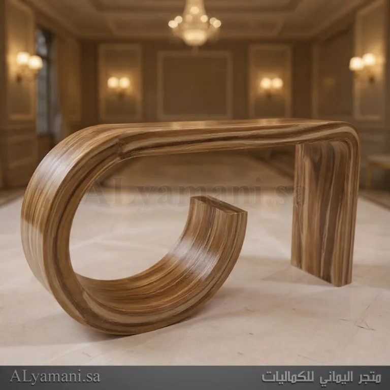 كونسول استقبال مدخل مودرن مقوس معتقة