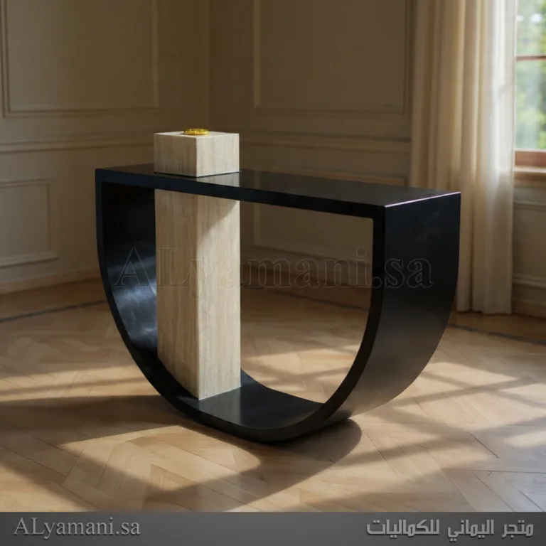 طاولة استقبال مقوسة نصف القمر