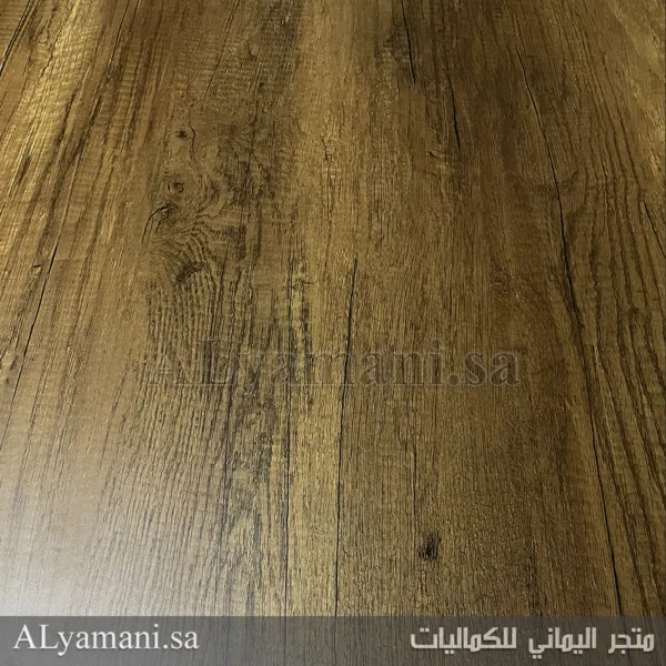 طاولة تقديم وخدمة سنديان بني وأبيض