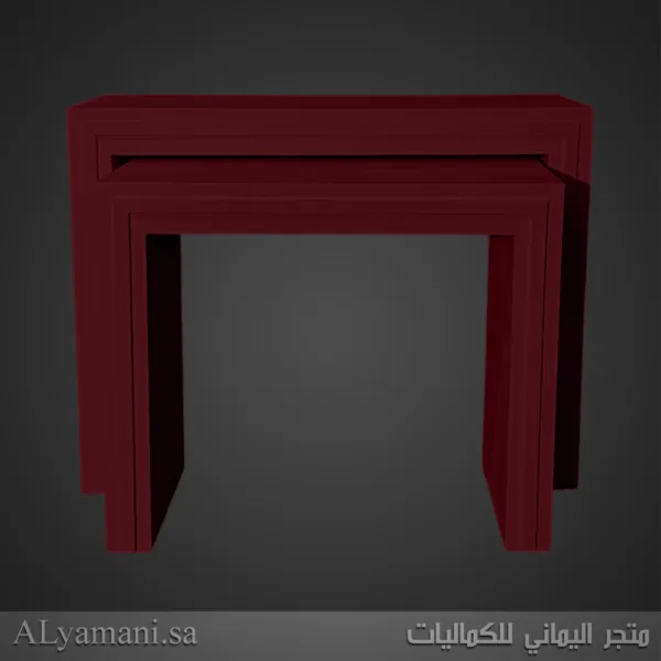 طقم استقبال مربع مع ستاندات عودي غزالي