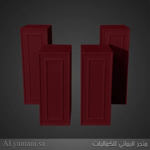 طقم استقبال مربع مع ستاندات عودي غزالي