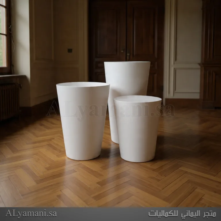 طقم طاولات استقبال جانبية اسطوانية مودرن