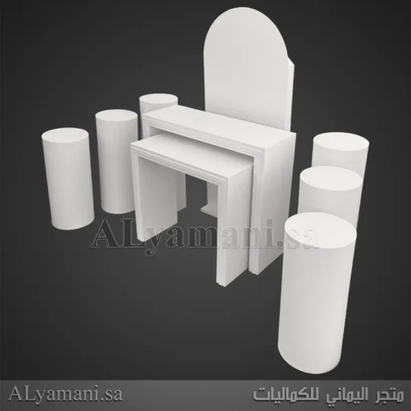 طقم استقبال زواج ومناسبات وملكة فخم 9 قطع