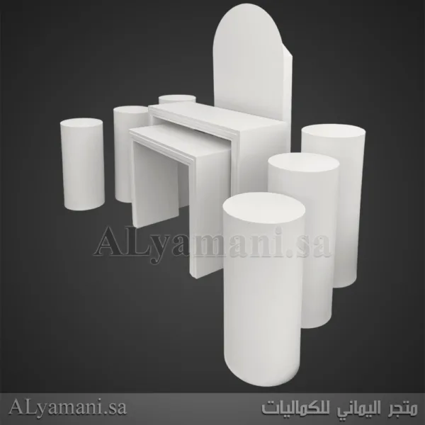 طقم استقبال زواج ومناسبات وملكة فخم 9 قطع