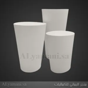 طقم طاولات استقبال جانبية اسطوانية مودرن