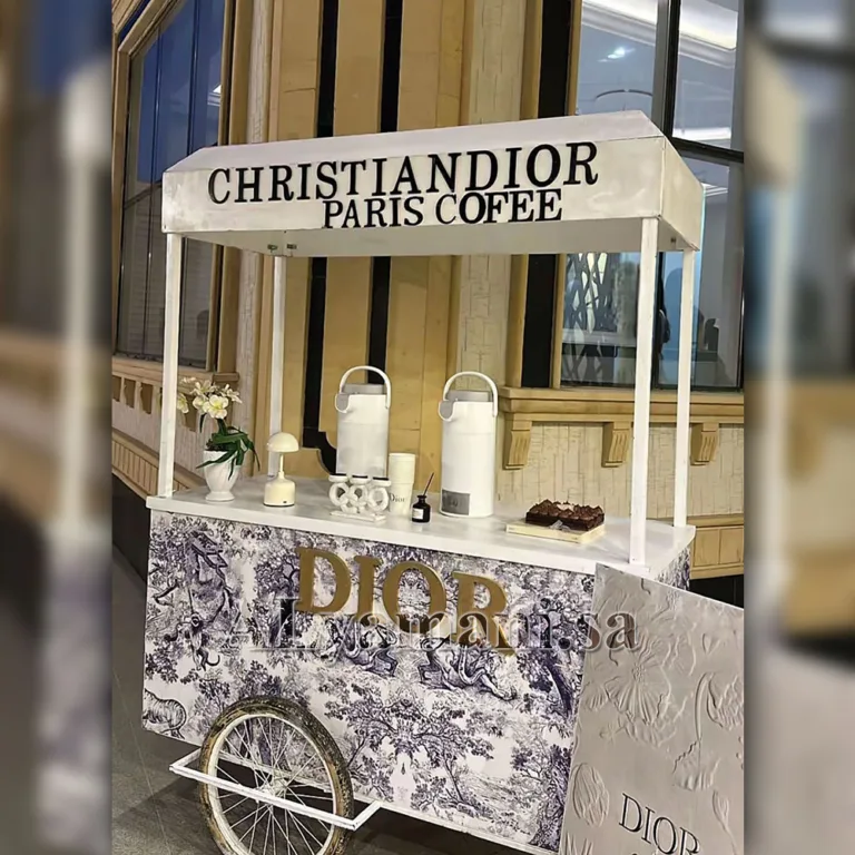 عربة كيترنق استقبال ومناسبات خدمة مشروبات وتقديم