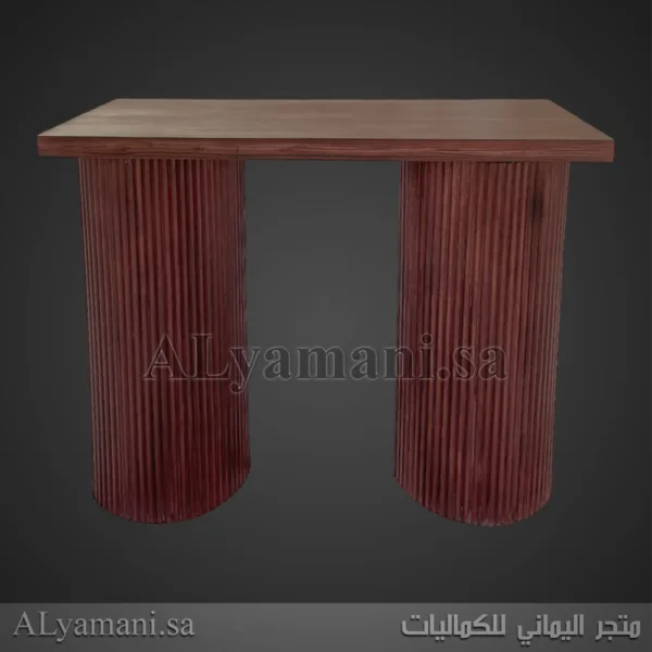 كونسول مدخل One Eleven خشبي معتق يدوي
