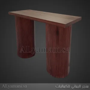 كونسول مدخل One Eleven خشبي معتق يدوي