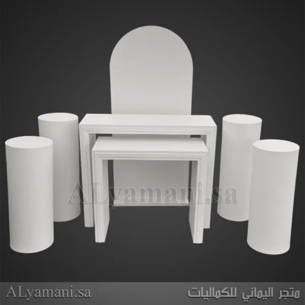 طقم استقبال زواج ومناسبات وخطوبة فخم 7 قطع
