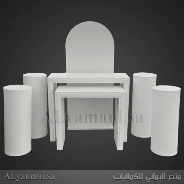 طقم استقبال زواج ومناسبات وخطوبة فخم 7 قطع