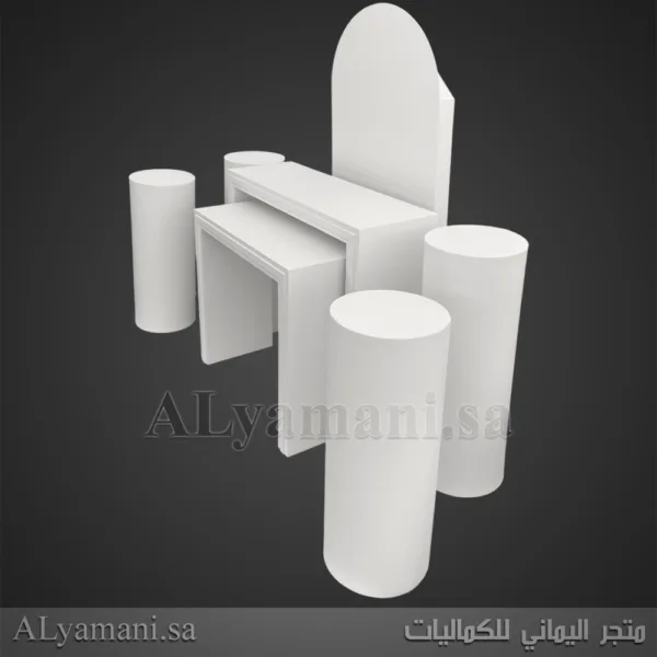 طقم استقبال زواج ومناسبات وخطوبة فخم 7 قطع