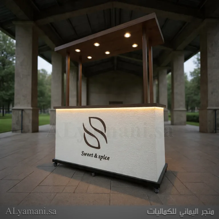 عربة كيترنق لتقديم وبيع المشروبات والمأكولات