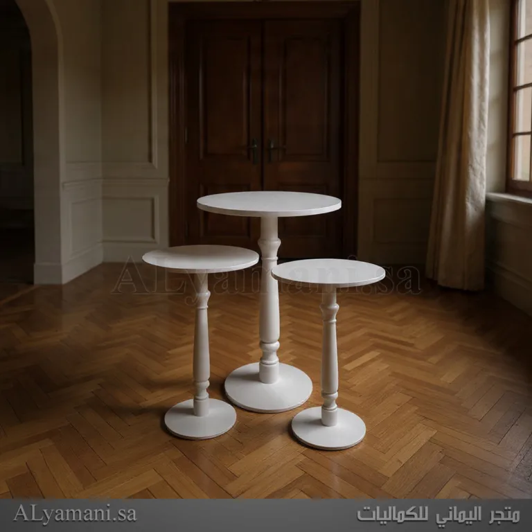 طقم طاولات ستاند جانبية أنيقة فاخرة
