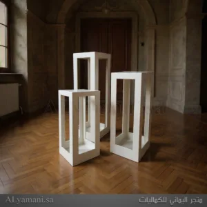 طقم طاولات ستاند جانبية بتصميم كلاسيكي أنيق