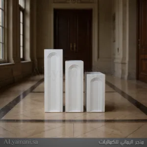 ستاندات استقبال جانبية بتصميم مربع مودرن فخم