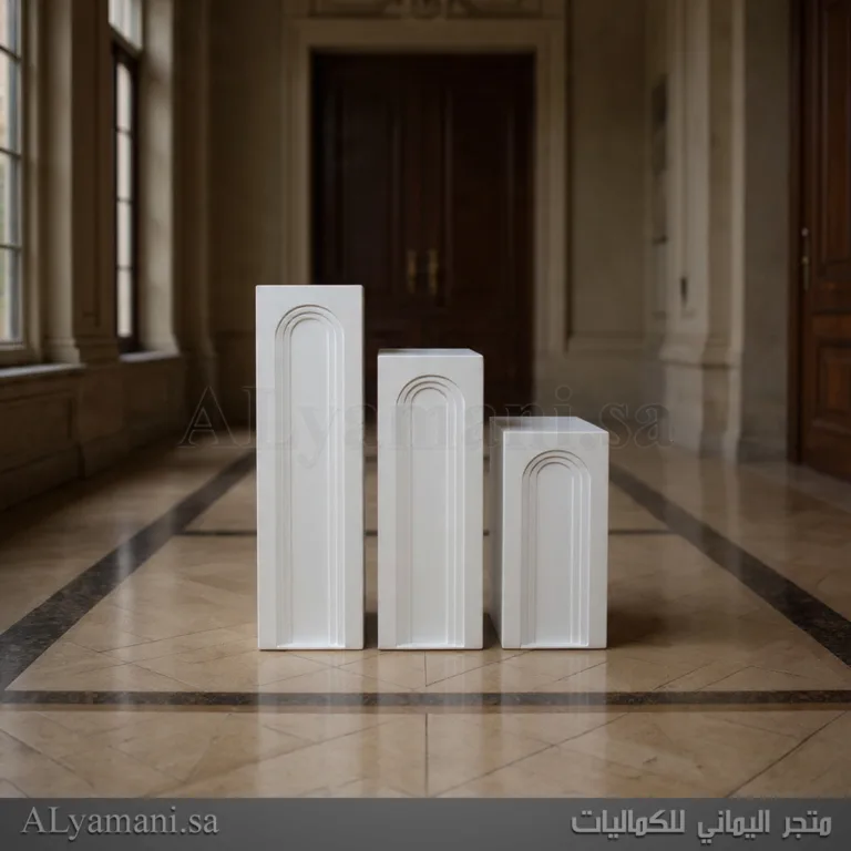 ستاندات استقبال جانبية بتصميم مربع مودرن فخم