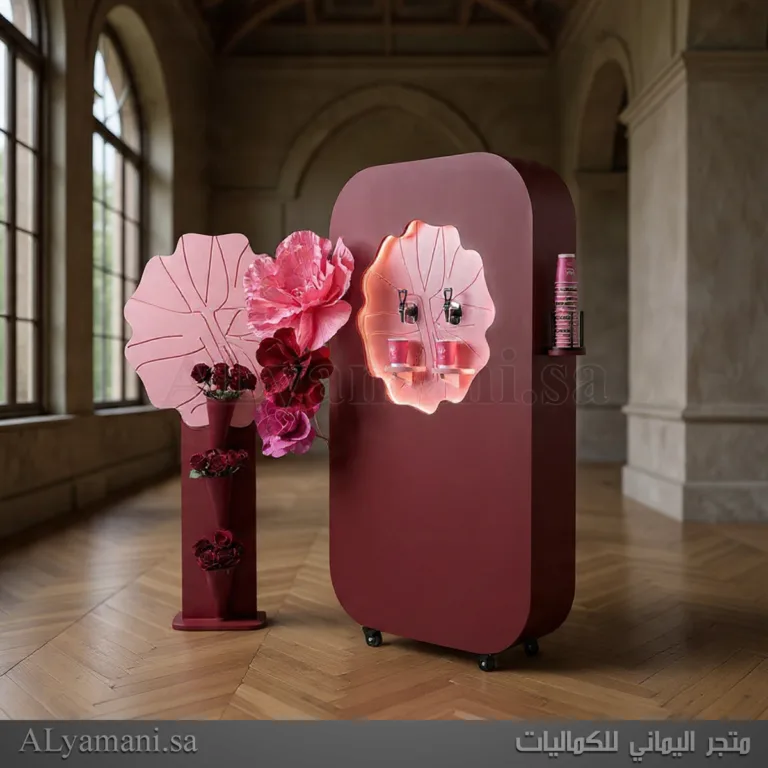 كورنر كافيه فاخر مع مركن ورد بتصنيع مخصص مودرن