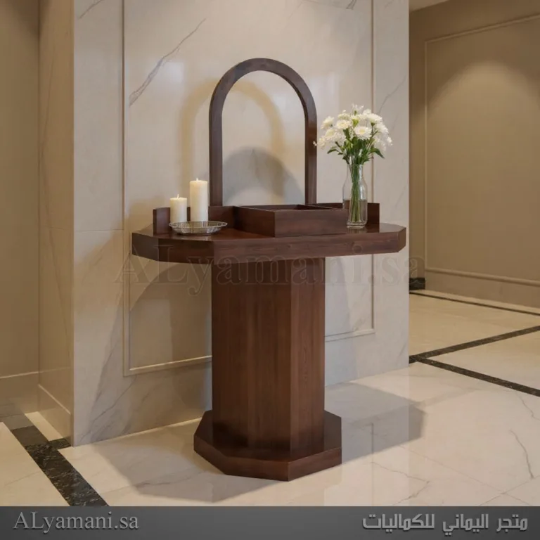 طاولة كونسول استقبال وعرض مجوهرات فاخر