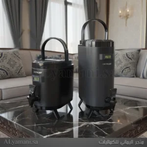 ترمس ون تراست الاسود المطفي موزع مشروبات ذكي سعات مرنة وخفيفة